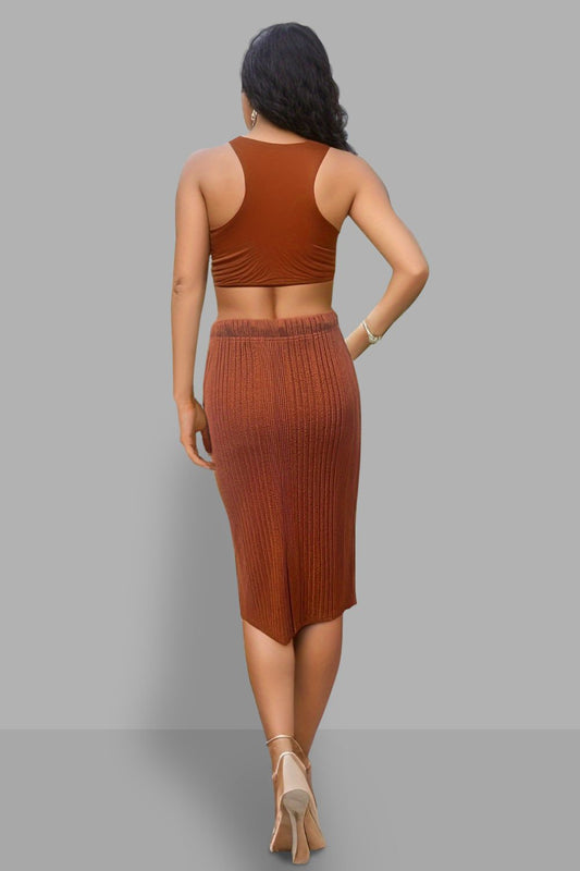 "Oakwood" High Waist Skirt