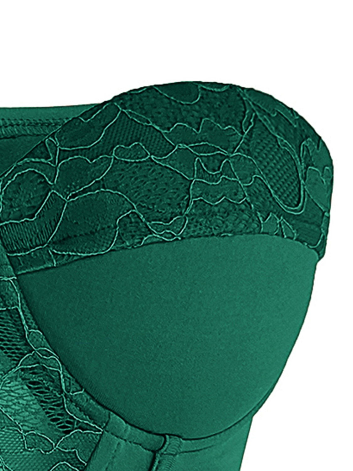"Emerald's Finest" Sweetheart Neck Bustier
