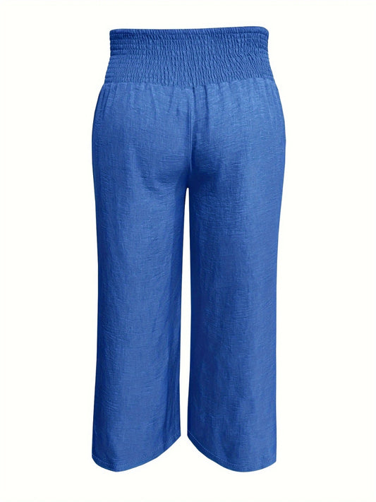 "Oceana" High Waist Wide Leg Pants