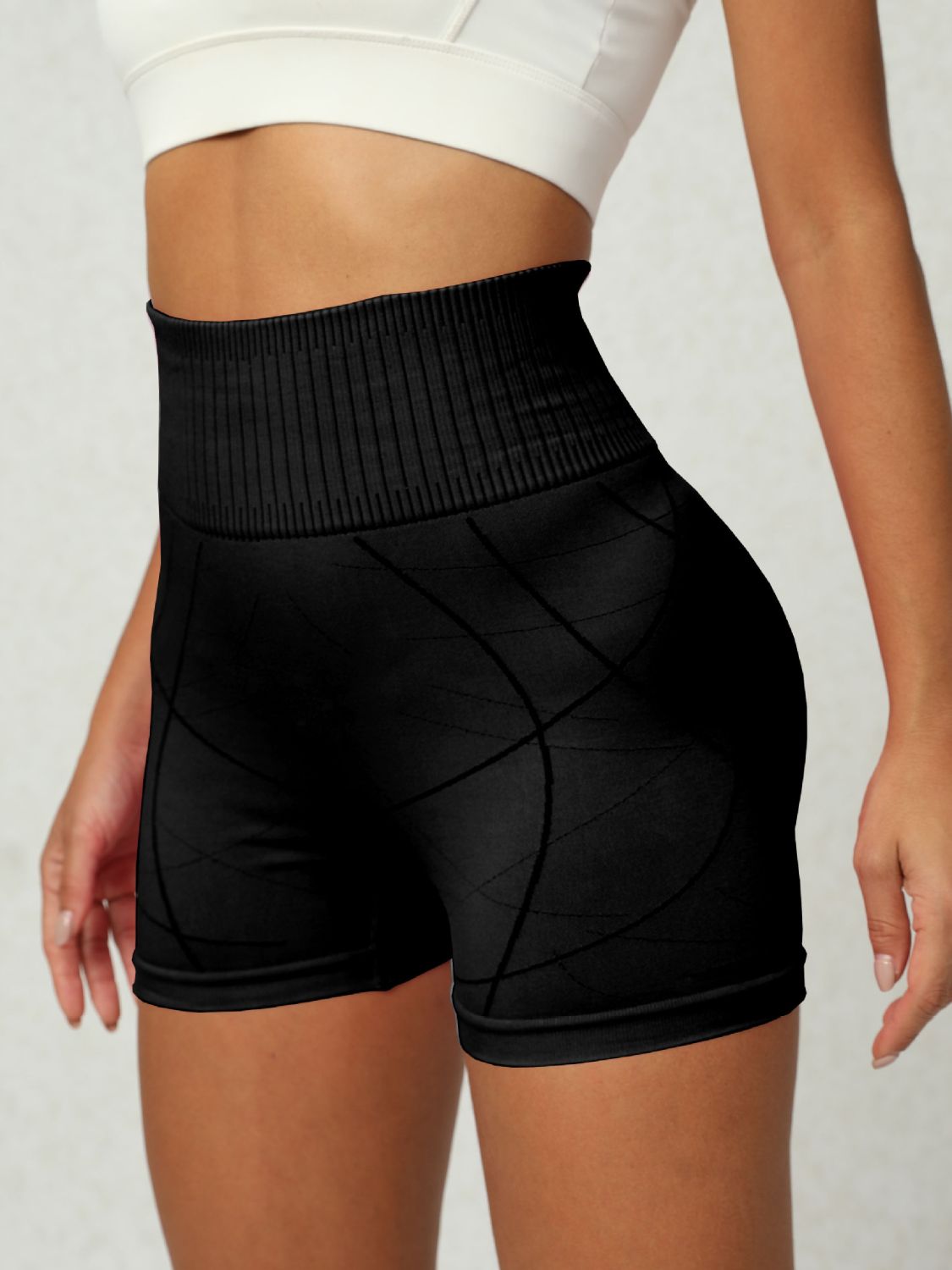 "Basic-High" Active Shorts