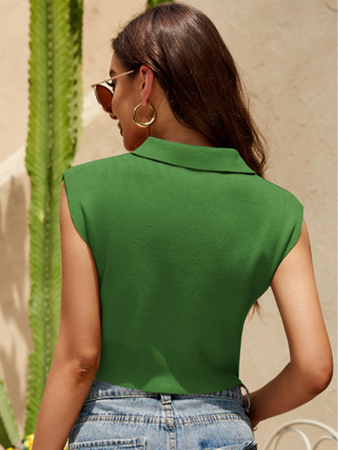 "Basic Girl" Sleeveless Knit Top