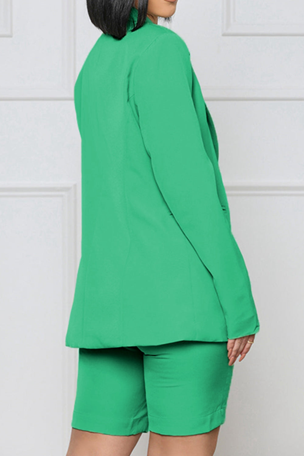 "Curious" Blazer and Shorts Set