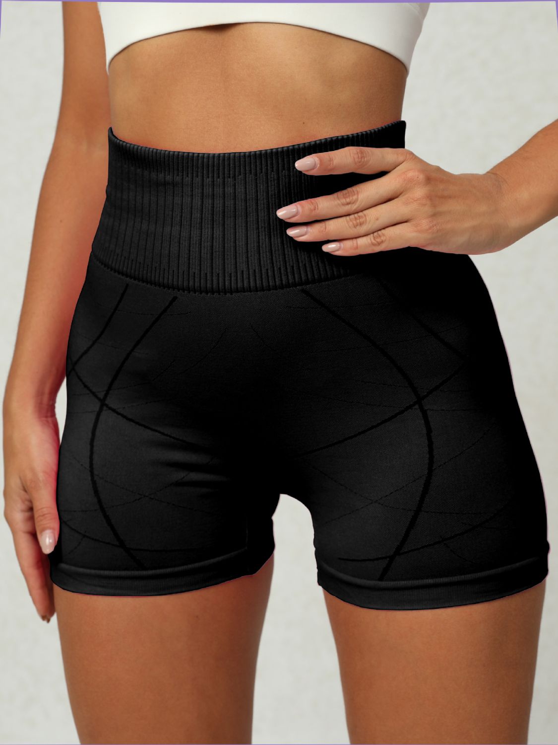 "Basic-High" Active Shorts