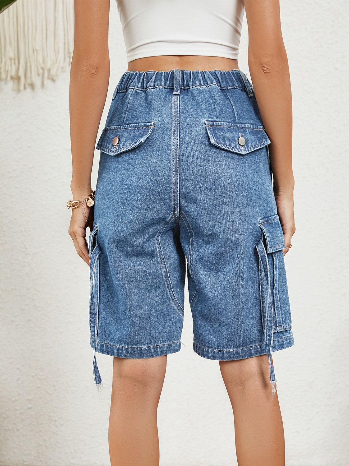 "Boxy High" Denim Shorts