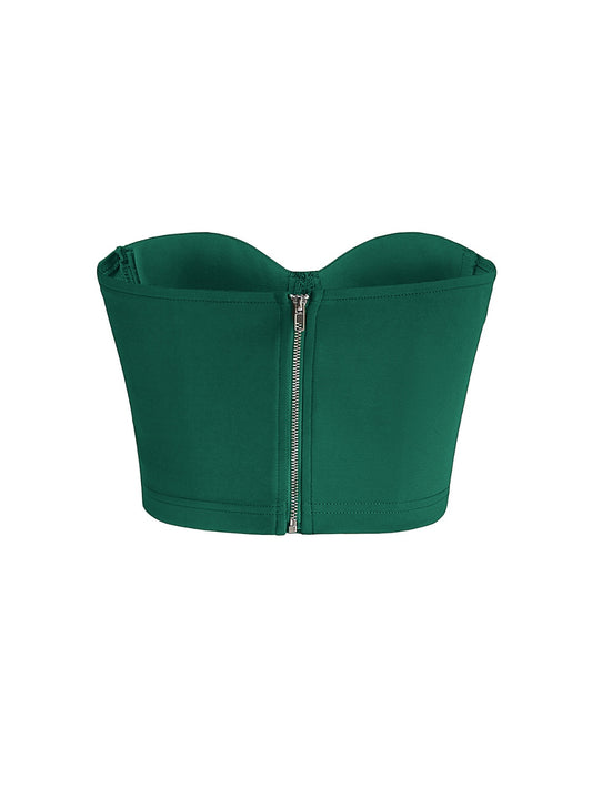 "Emerald's Finest" Sweetheart Neck Bustier