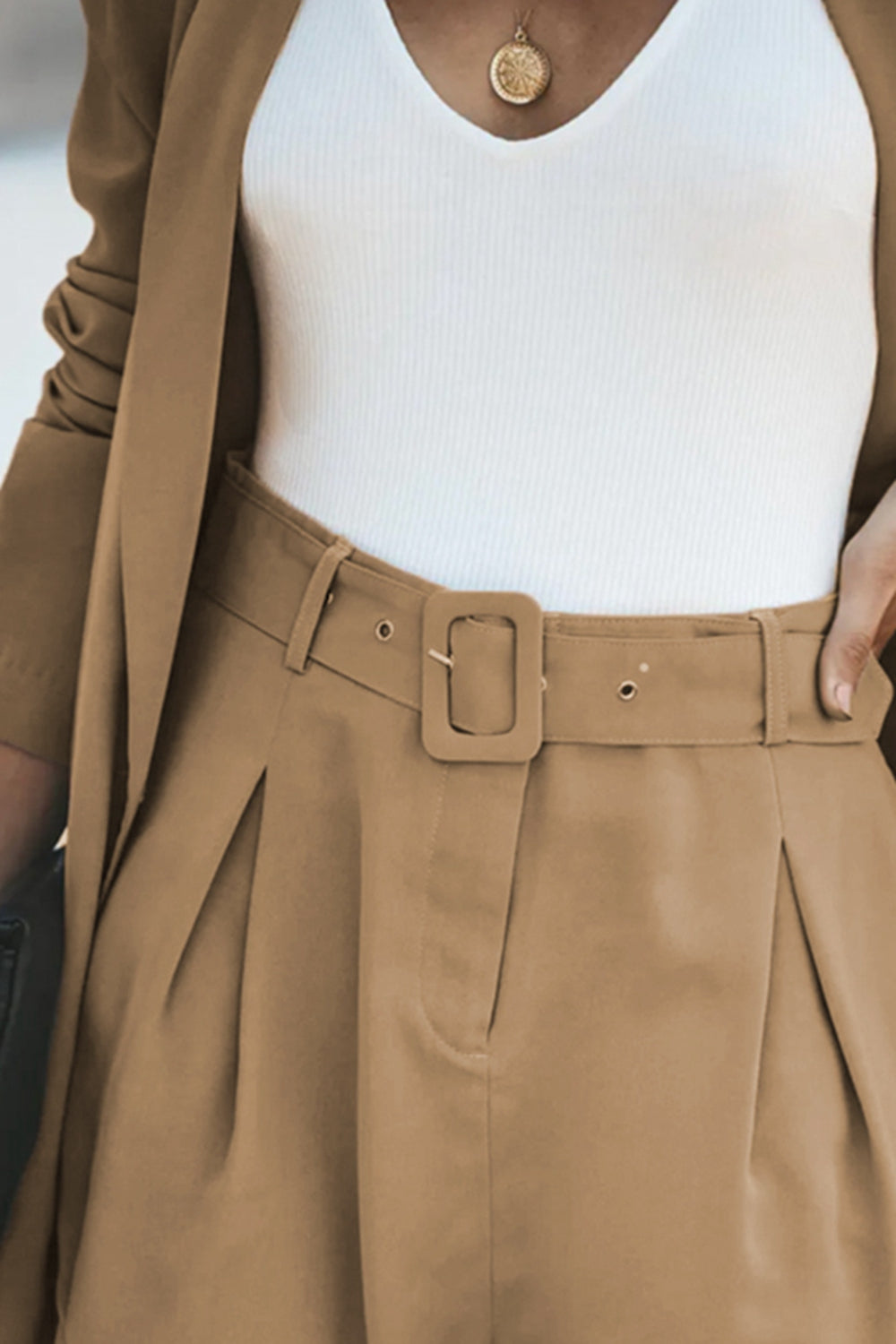 "Lone Ranger" Blazer and Shorts Set with Pockets