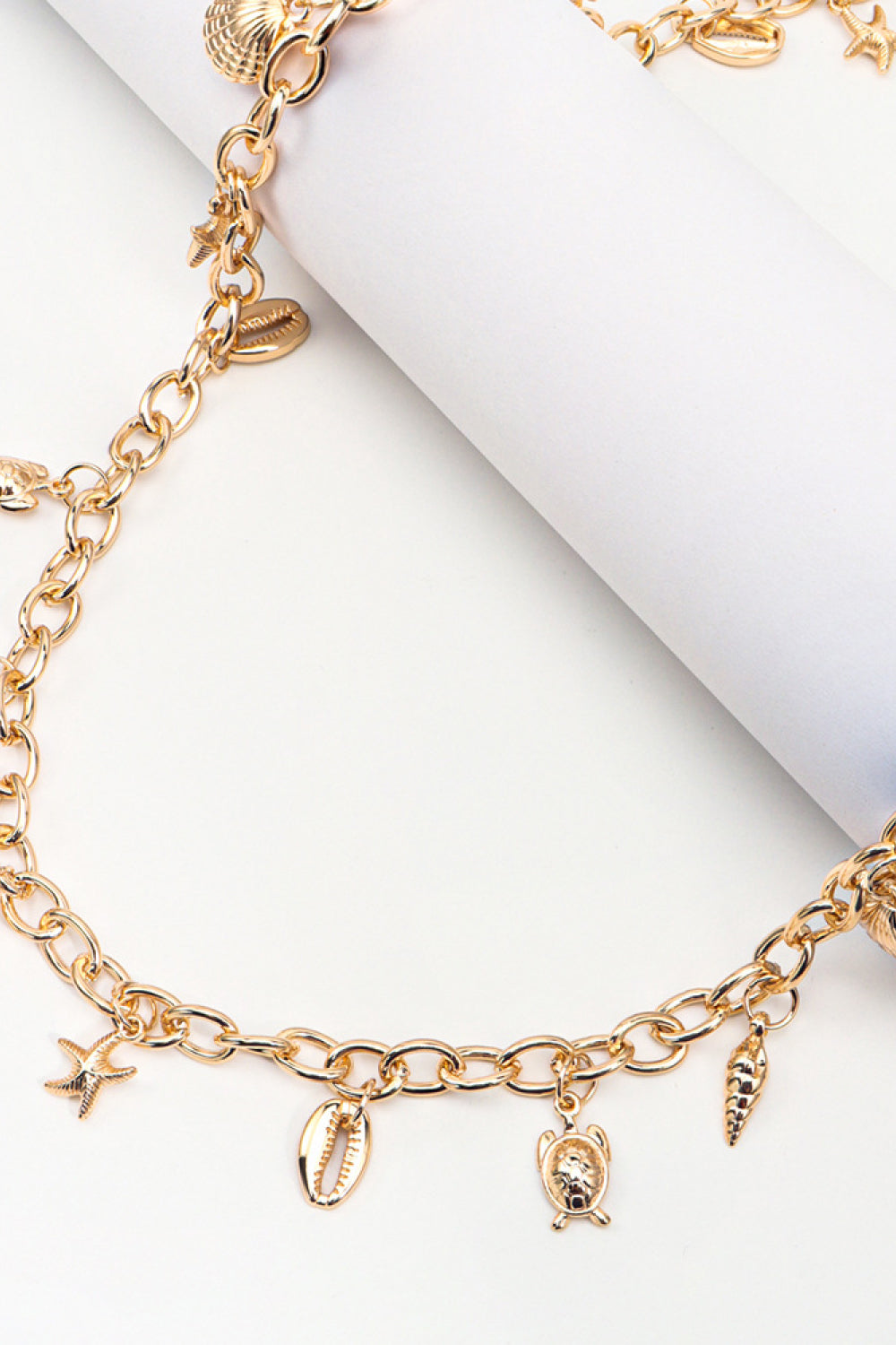 "Ocean Element" Charm Chain Belt