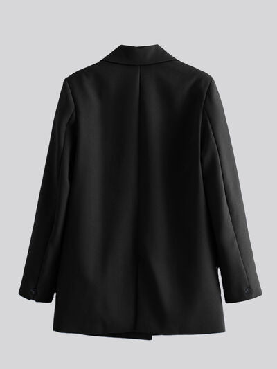 "Blend of Summer" Button Up Blazer with Pockets