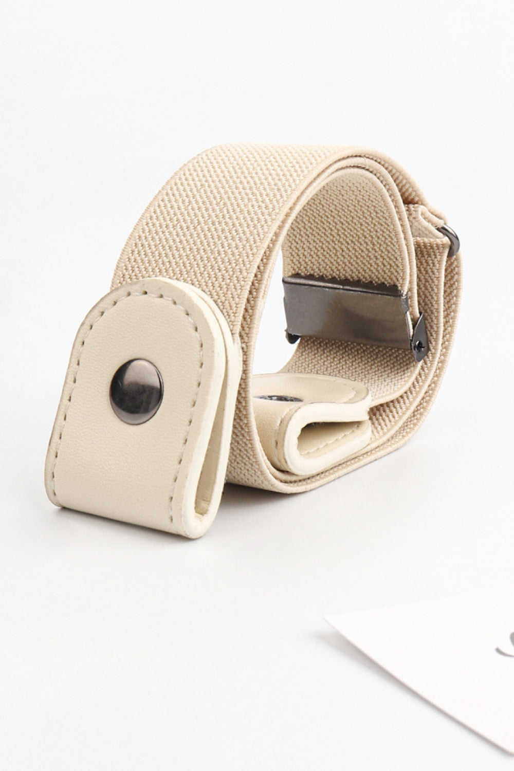 Elastic Snap Closure Belt