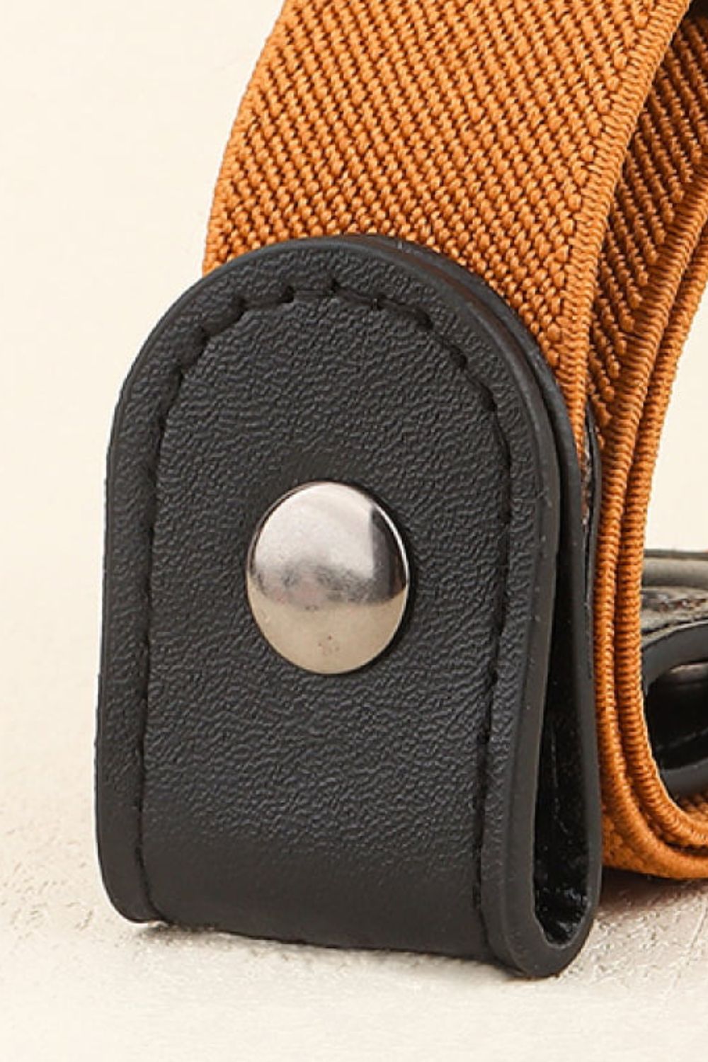 Elastic Snap Closure Belt