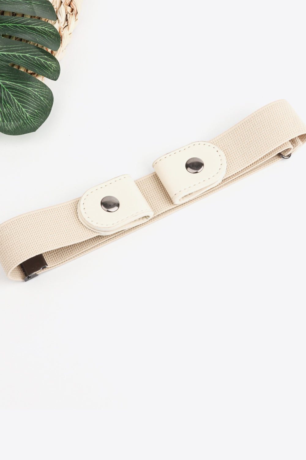 Elastic Snap Closure Belt