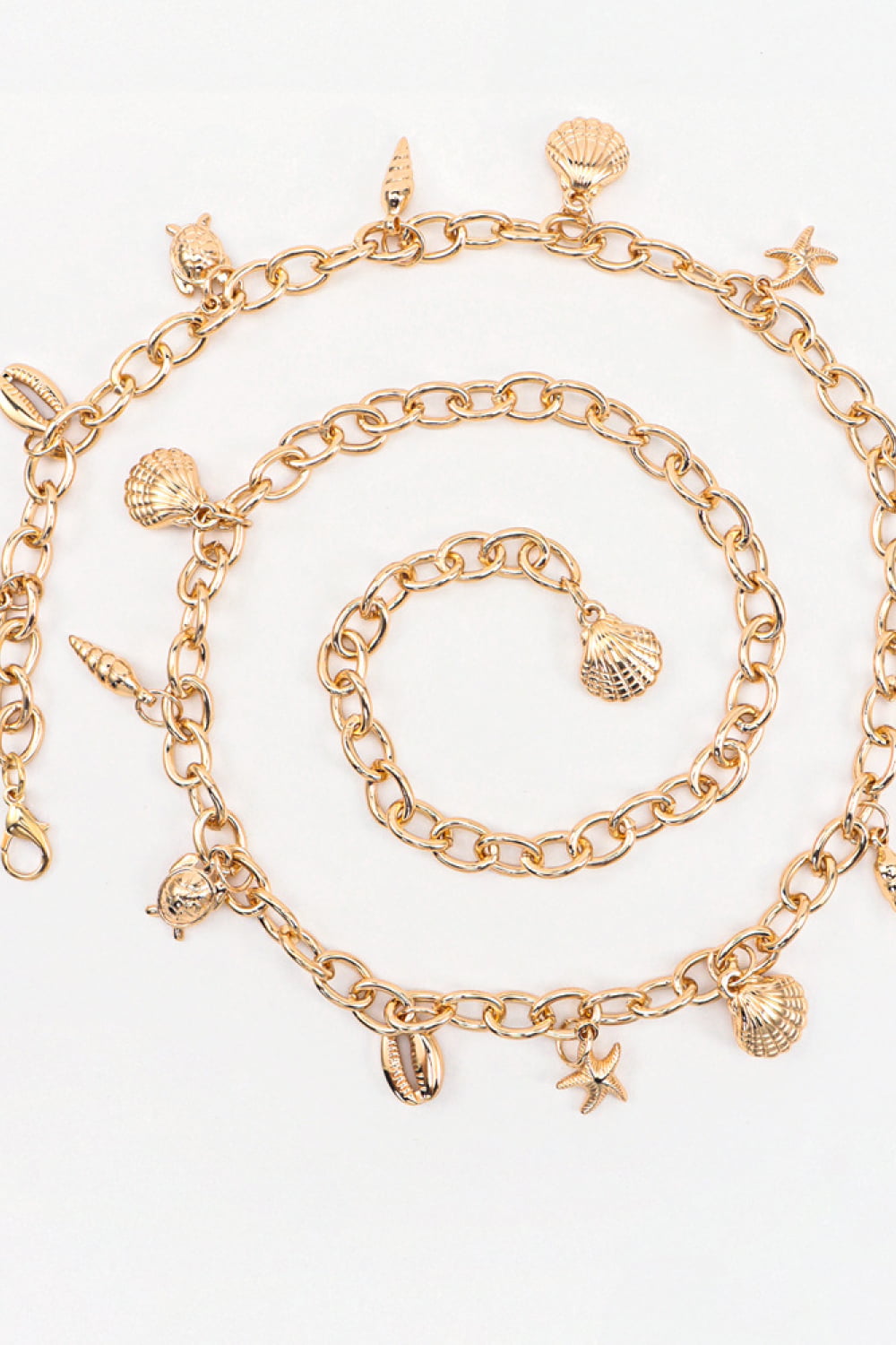 "Ocean Element" Charm Chain Belt