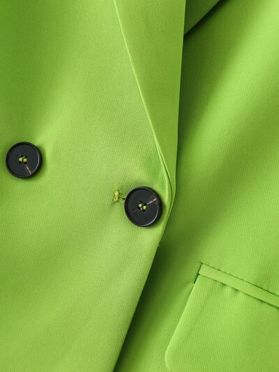 "Blend of Summer" Button Up Blazer with Pockets