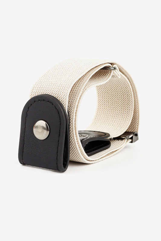 Elastic Snap Closure Belt