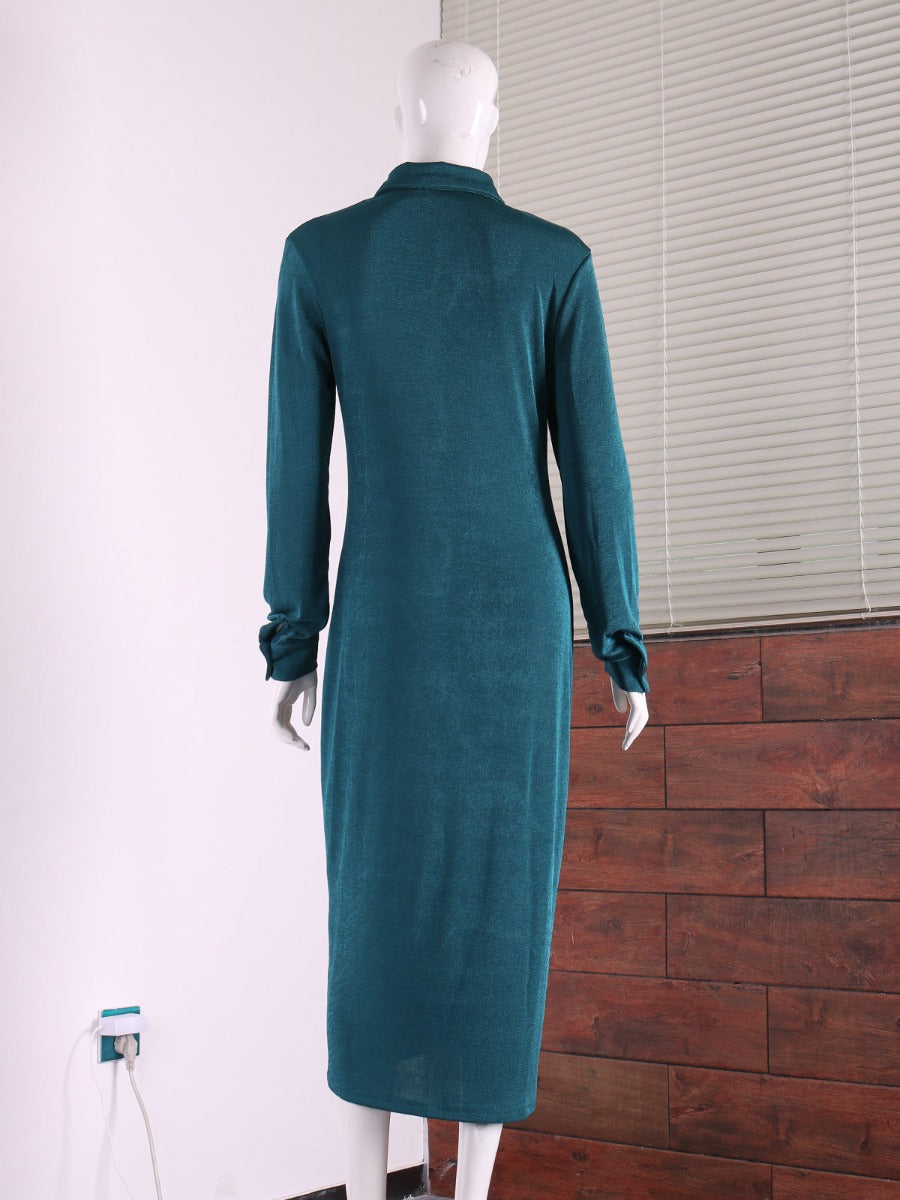 "Aladdin Green" Maxi Dress