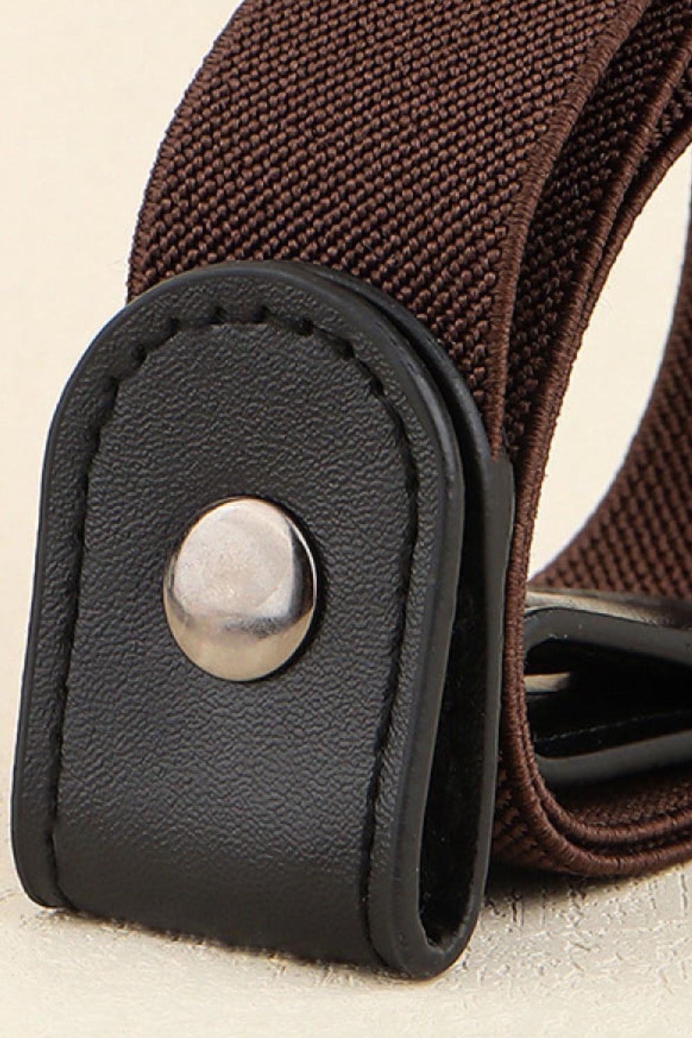 Elastic Snap Closure Belt
