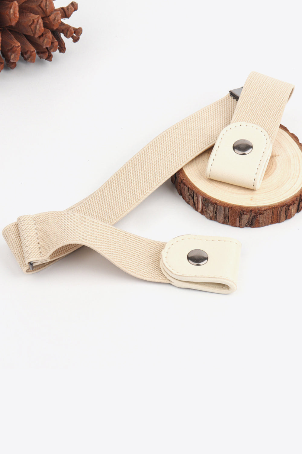 Elastic Snap Closure Belt
