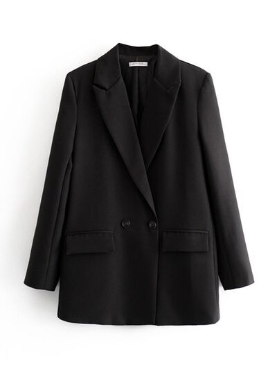 "Blend of Summer" Button Up Blazer with Pockets