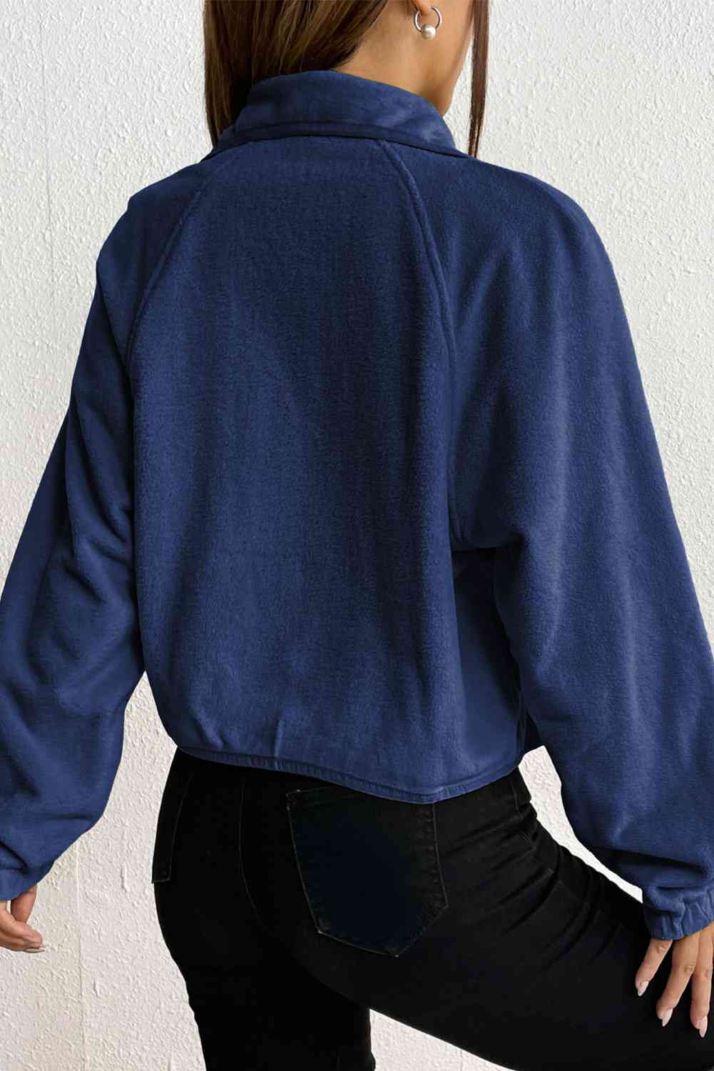 "Living Single" Snap Down Collared Jacket